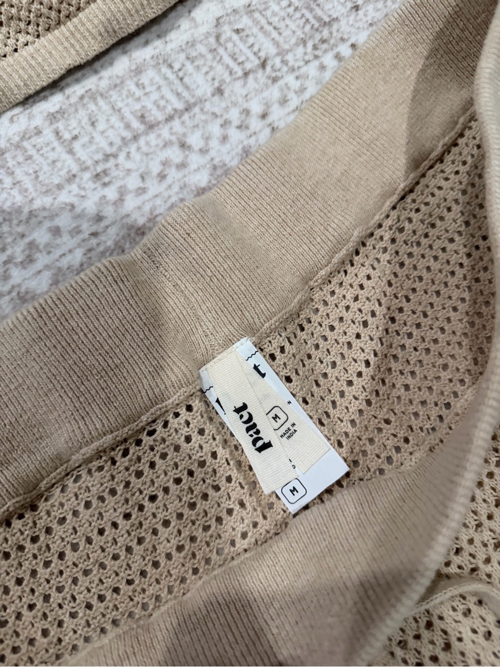Pact Beige Knit Lounge Set - Top & Pants - Picture 3 of 5